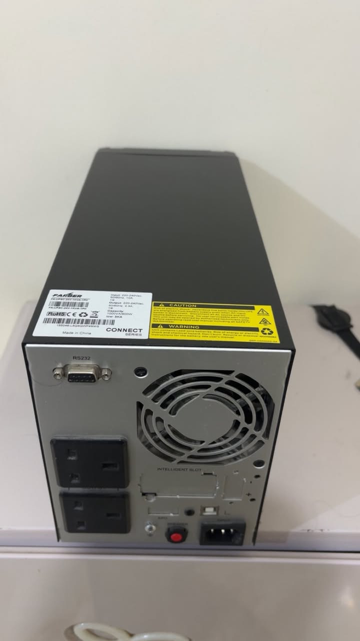 سلام عليكم 
للبيع يو بي اس فاربر اونلاين 1kva مع شاشة دنكا 1080 
السعر 350 الف


**إذا كنت صاحب هذا الإعلان وتريد حذفه لأي سبب، رجاءا أرسل رسالة إلى الدعم الفني**
