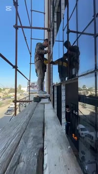 تغليف واجهات ميكانيك دقه في العمل   بوردكس  فايبر سمنت  بورسلين  كيرتن...