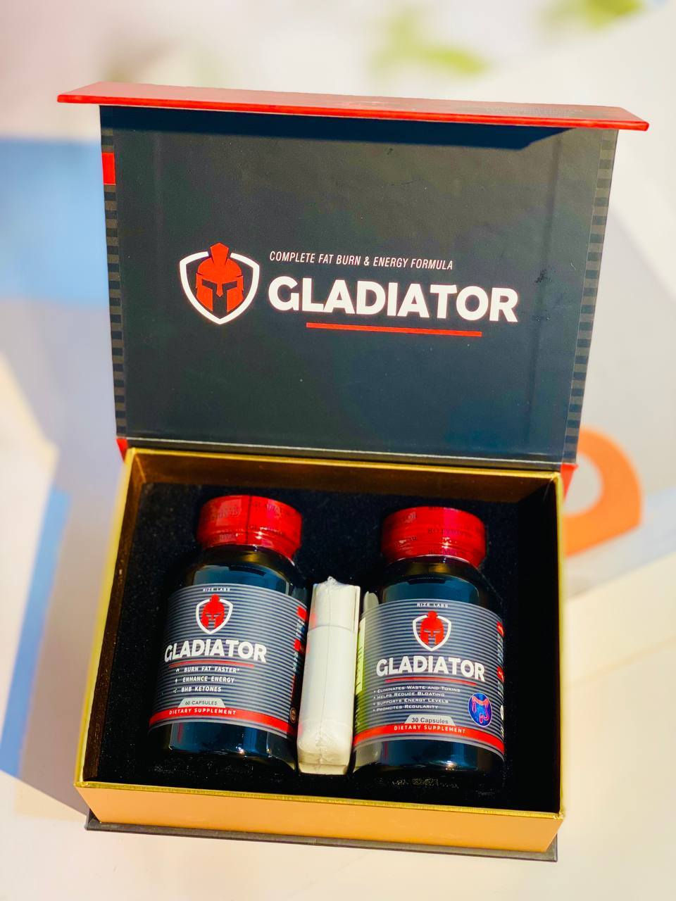 منحف كلادياتور 💪🔥 GLADIATOR – الكورس الثلاثي المتكامل الرشاقة!
سر نجاح هذا الكورس هو القوة الثلاثية (3 في 1) لتنظيف الجسم وحرق الدهون بدون تعب:
🔥 1. حارق الدهون (Fat Burner) – 60 كبسولة
• حرق سريع: يسرّع الأيض ويستهدف الدهون المتراكمة عن طريق نظام (الكيتو/BHB).
• طاقة ونشاط: يمدّ الجسم بالطاقة الحيوية والتركيز، ويقضي على الخمول أثناء نزول الوزن.

🌱 2. منظف القولون (Colon Cleanser) – 30 كبسولة
• ديتوكس طبيعي: يطرد السموم والفضلات المتراكمة في الجهاز الهضمي.
• بطن مسطح: ينهي مشكلة الانتفاخات والغازات، ويحسّن الهضم لزيادة كفاءة الحرق.

🍃 3. المحلي الصحي (Healthy Sweet) – صفر سعرات
• بديل السكر: محلي طبيعي (ستيفيا) خالي تماماً من السعرات الحرارية.
• تحكّم بالوزن: مثالي لتحلية مشروباتك اليومية لقطع السكريات والنشويات الضارة.


**إذا كنت صاحب هذا الإعلان وتريد حذفه لأي سبب، رجاءا أرسل رسالة إلى الدعم الفني**