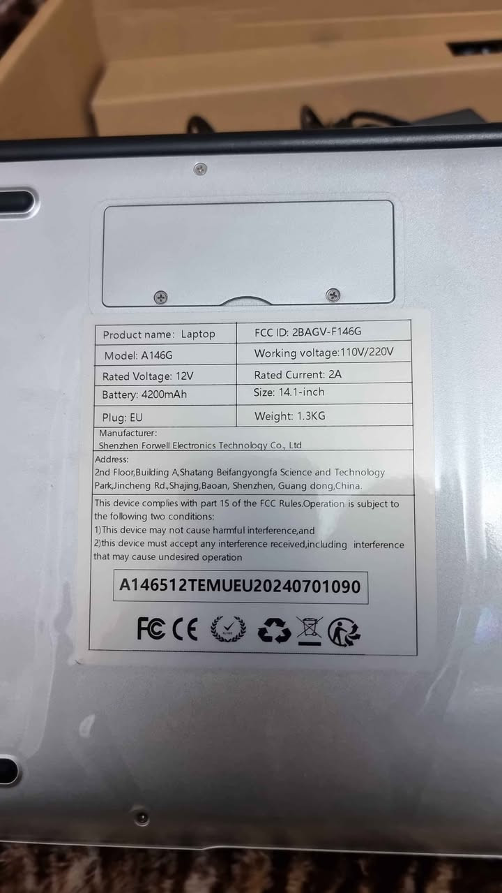 السلام عليكم لابتوب اوسادا شاشه حجم 14 ذاكره 512  sad رام 8 وندوز 11 معالج سيلرون جيل رابع بطاريه قويه هيكل نحيف سلم شاشه ألوانها ودقتها روعه FHD النجف, العراق


**إذا كنت صاحب هذا الإعلان وتريد حذفه لأي سبب، رجاءا أرسل رسالة إلى الدعم الفني**