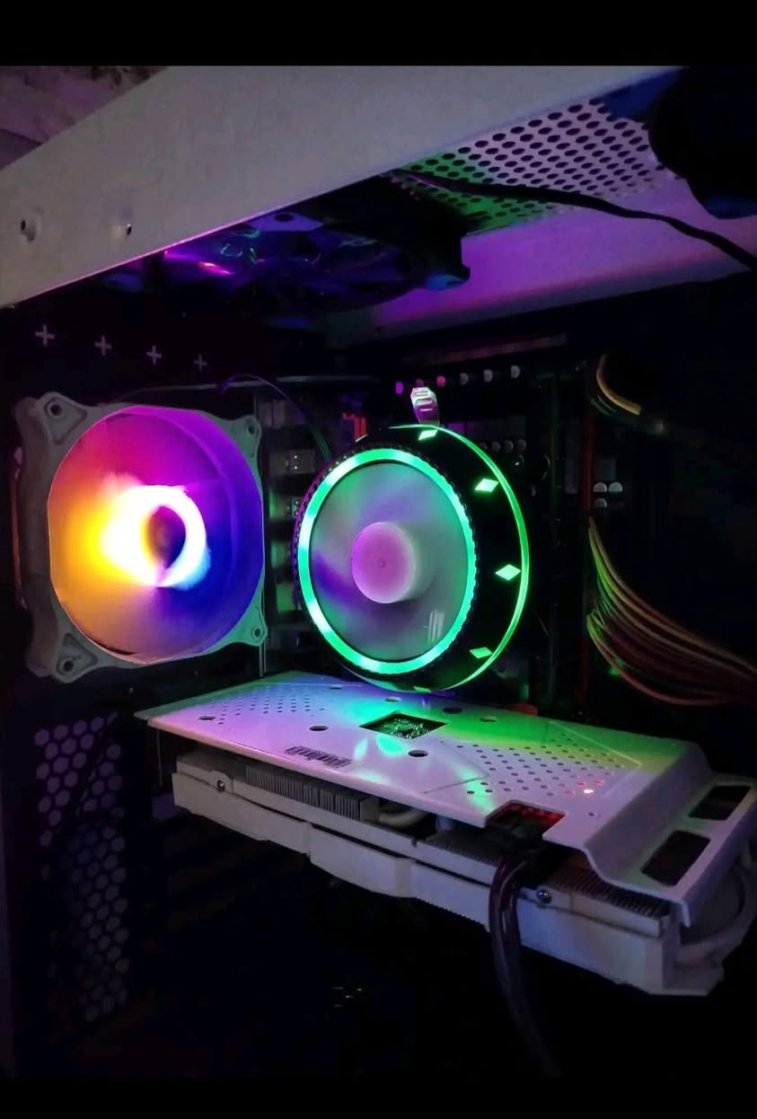 سلام عليكم
من رخصه صاحب الكروب 
تجميعه مثل ما واضح 👇
GPU RX 580 8G Intal Xeon 2680v4 x99 Motherboard HARD 1: SSD 128GB HARD 2:HDD 1T GB RAM :16gb ddr4 3200HZ Power supply 500 W
مع هارد حجم واحد 1T 
وموس وكيبورد هديه ويا 
السعر 320وبيه مجال 
تجميعه كلش نضيفه مكاني بغداد الدوره 
رقمي ***********
