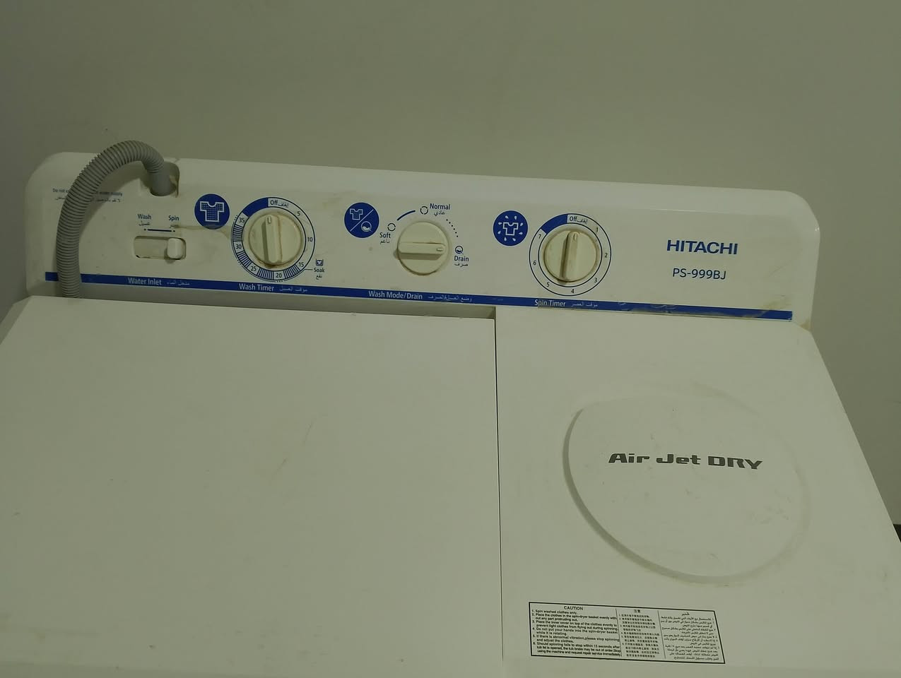 متوفر
غسالة هيتاشي ياباني جديد استخدام قليل 
حجم ٩كيلو  
السعر ٢٥٠ مع مجال بسيط 
***********
