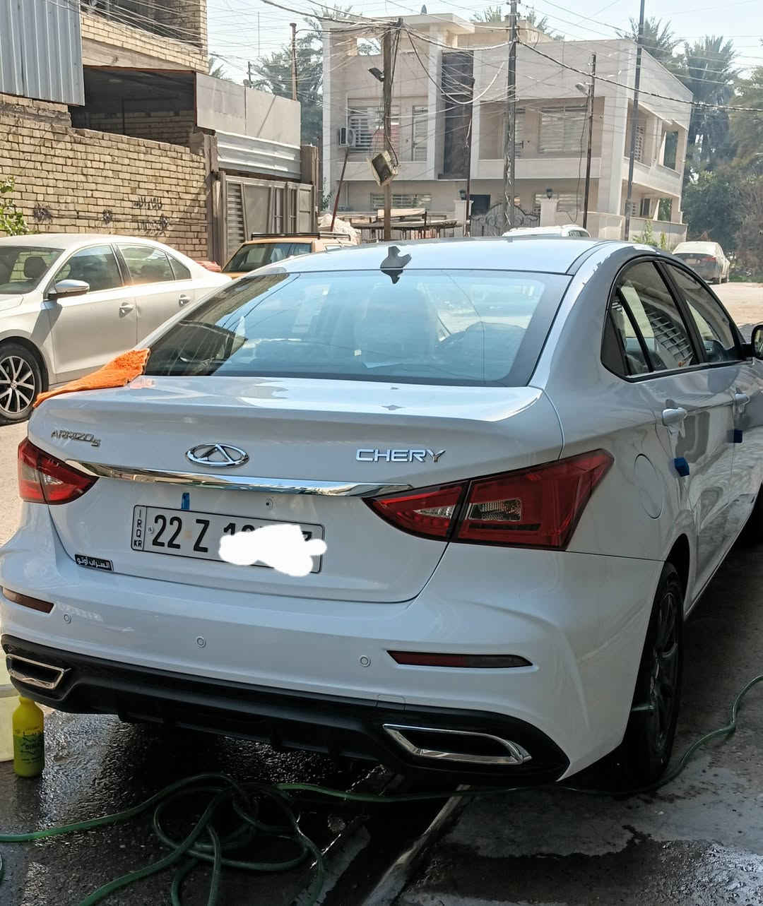 السلام عليكم
من رخصة الادمن المحترم 
للبيع شيري اريزو 5 موديل 2025 رقم اربيل باسمي تحويل او وكالة اني بالخدمة السيارة ماشية 2000 كيلو مكاني بغداد  وهذا رقم تليفوني  *********** بي وتساب  وتحياتي للجميع
