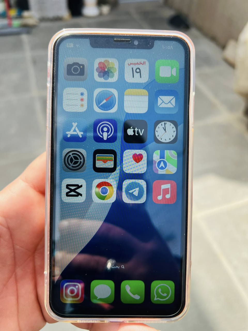 السلام عليكم للبيع ايفون اكس ماكس محور 17برو ماكس ذاكره 64مبدل بطاريه فقط وفي ايدي واكف الجهاز يخبل سعره 300وبي مجال 
مكاني الشعب شارع الصحه ***********

