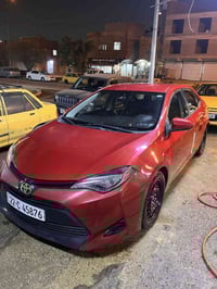 كورلا ٢٠١٧ سيارة بدون قطرة صبغ حادثها دعامة ومرفق صور الحادث المواصفات...