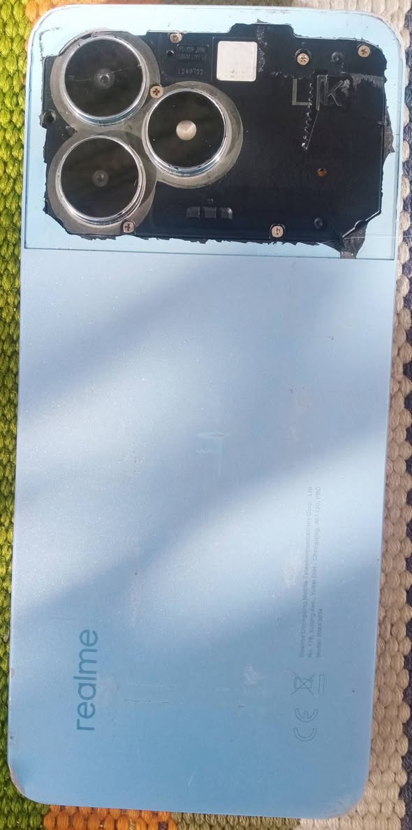 سلام عليكم.ريلمي. نوت50. ذاكره 128. عشوأيه6. كلا. شغال بصمه جانبيه. مبدل شاشه. اصليه وضهر. مكسور من جهت الكامرات مثل ماموضح بصوره طاح مني من دراجه. جهاز. خطين. سعر 60. وبي مجال. اطيك بي ضمان سبوع. مكاني كربلاء


**إذا كنت صاحب هذا الإعلان وتريد حذفه لأي سبب، رجاءا أرسل رسالة إلى الدعم الفني**