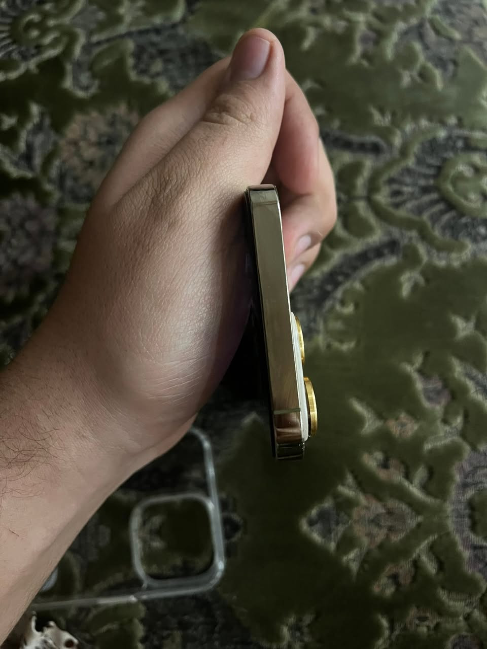 سلام عليكم
١٤برو ماكس ذهبي دبل شريحه ذاكره ٢٥٦
الجهاز نضيف  كلش بطاريته ٨٦ 
٨٥٠ 
***********

