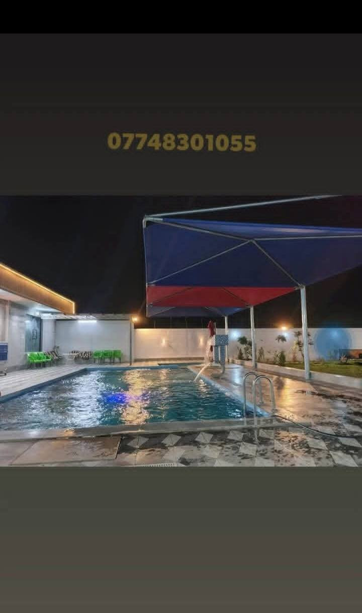 مزرعة سلسبيل 
 تعلن🌳🏝مزرعتنا🏝  عن فتح الحجوزات العيد  
للإيجار اليومي او الشفتات #مبيت‎  

*🏕تفاصيل
■غرفه نوم وصاله 
■مطبخ داخلي وخارجي
■ مجمع صحيات🚿 خارجيه
■نت 24
■ تحتوى على حديقه كبيره 
■باربكيو كامل  مجهز للشوي
◾كهرباء على مدار 24 ساعة
____________________________
[ الاوقات ]
(١)-اليوم الكامل من ال١٠ صباحا لل٨ صباحا ثاني يوم
(٢)الشفت الصباحي من ال١٠ صباحا لل٦ مسائا
(٣)الشفت المسائي من ال٨ مسائا لل٨ صباحا ثاني يوم
 🔴للحجز والاستفسار يرجى الاتصال علئ 
الرقم التالي  ***********
عنوان بلد .شارع سكلات قرب مركز عزيز بلد
