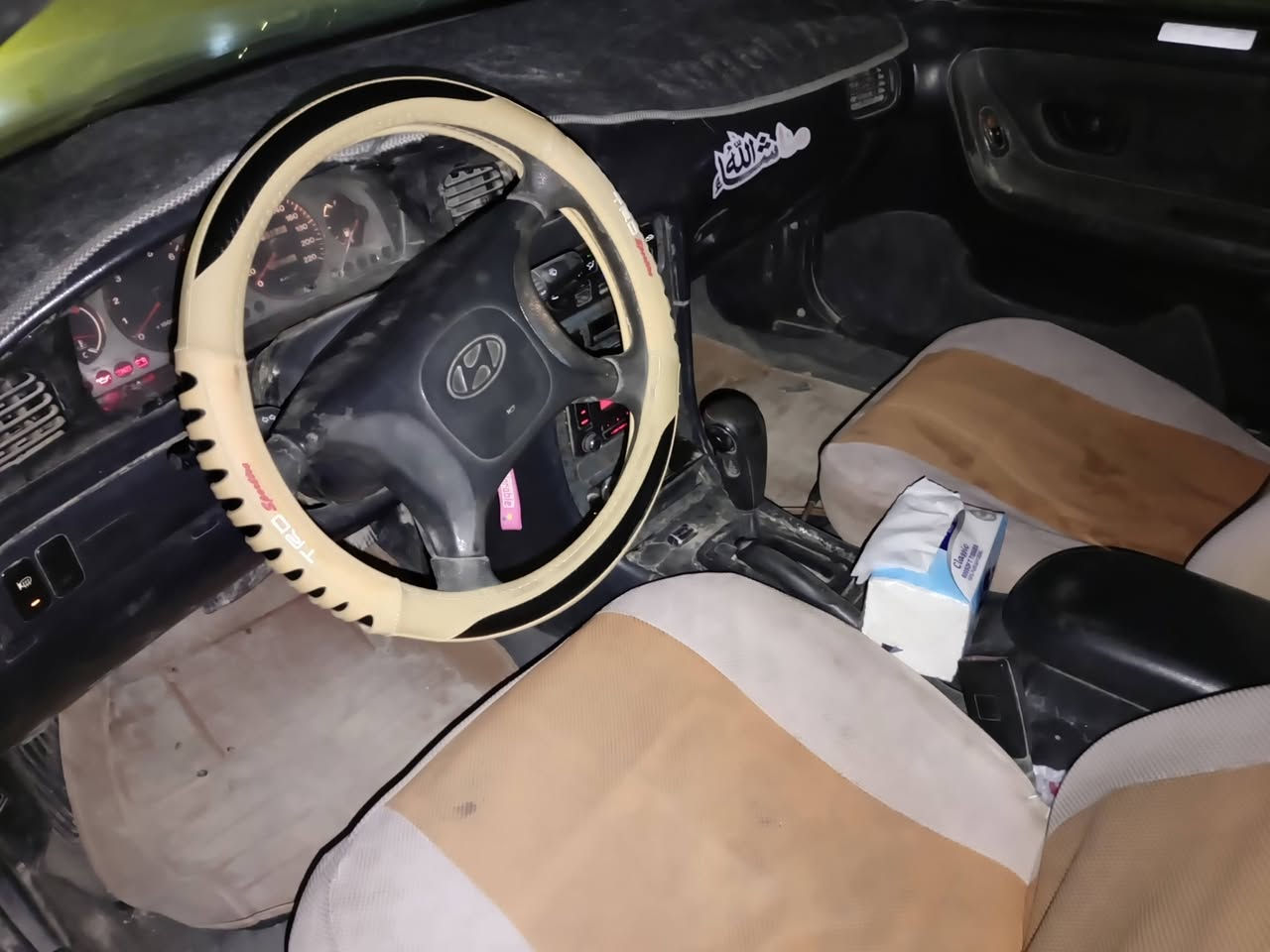 سوناته موديل 94 كير اتو رقم انكليزي كربلاء بسمنه بيه ضربه بصفحت اليمين السعر 32 رقمي ***********
