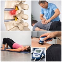 **🔹 العلاج الطبيعي لانزلاق الفقرات القطنية 🔹**  انزلاق الفقرات القطنية...