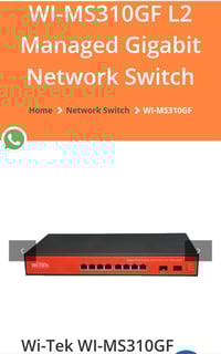 سويج واي تك • بورتات PoE • فتحتين SFP