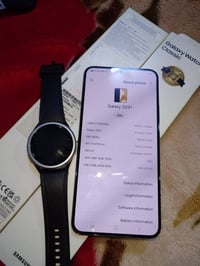 للبيع كلكسي S22 بلس 128 جهاز مكفول فقط نمش بالشاصي السعر 275 ألف ساعة ...