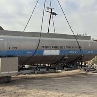 تانكي استيل ٢٠طن • تانكي فافون ١٧طن • البصرة الزبير