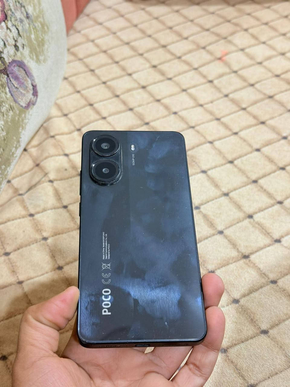 جهاز بوكو x7برو 5Gجهاز بي الشاشه مكسوره ويلمس طبيعي مثل ما موضح بل فديو جهاز  قوي بل العاب ولتصفح وبل ببجي يشغل 120 فريم جهاز كامل هوه ومحلقاته الاصليه ويدعم شحن سريع شاحنته 90wالسعر ب150 وبي مجال الشراي يراسل وتساب ***********
