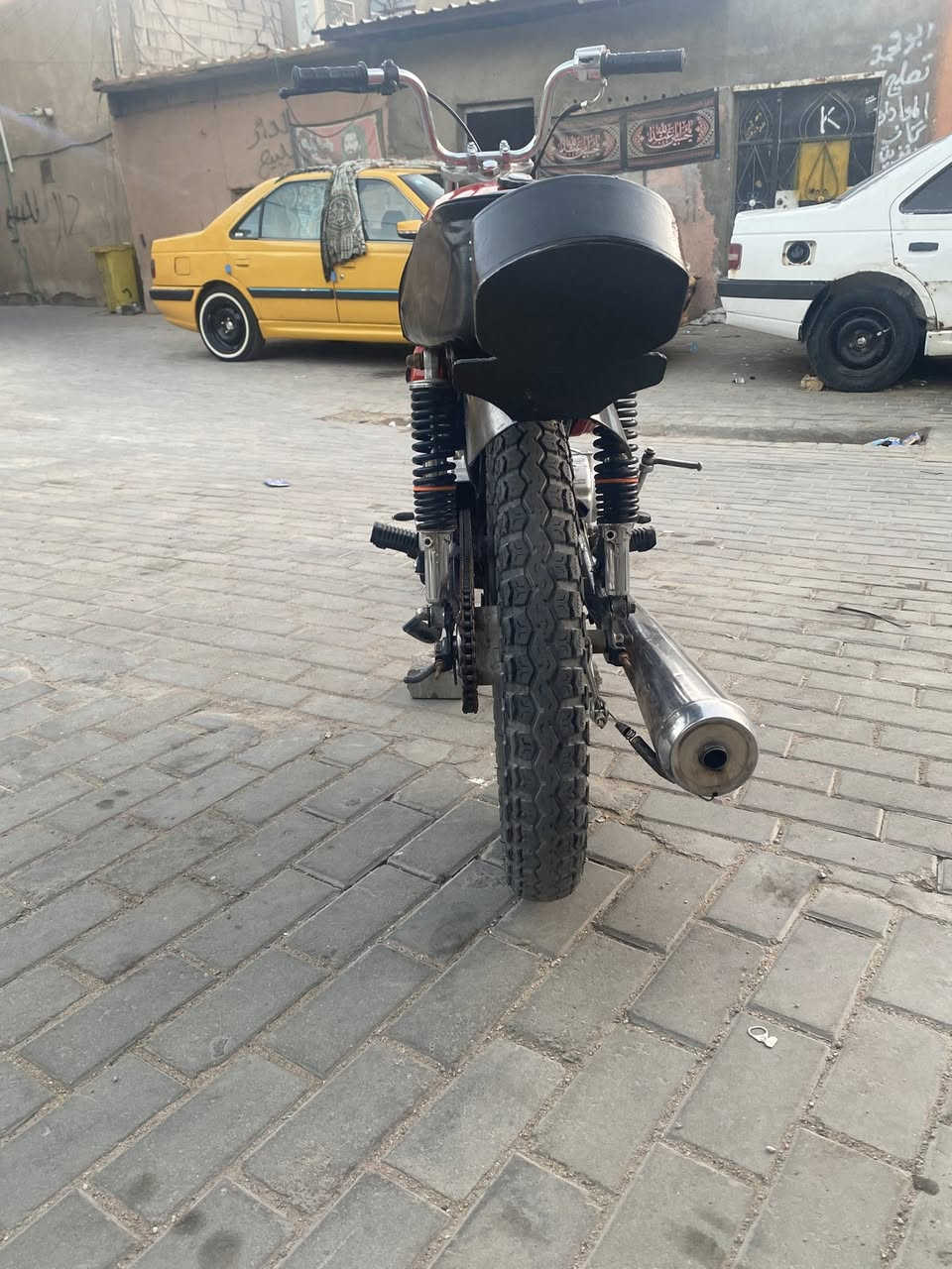 دراجه ايراني للبيع مكينه نامه اصل دراجه مفوله نهضه اومعدل مفوله ماناقصها برغي دراجه ادواات بكاني البصره رقمي ***********
