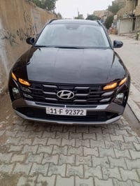 توسان هايبرد لون موديل 25اسود داخل ابيض بغداد بسمي حادثة صبغ بنيد وبار...