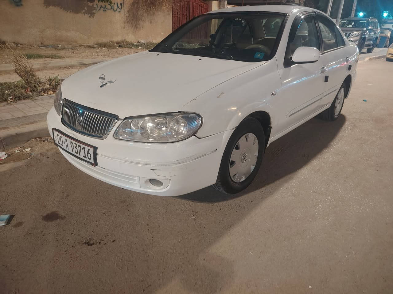 نيسان سني موديل 2007 محرك كير عادي وتبريد بحاله جيد جدا السعر 65مكان بغداد *********** بيه صبغ جاملغ ومامي وبنيد
