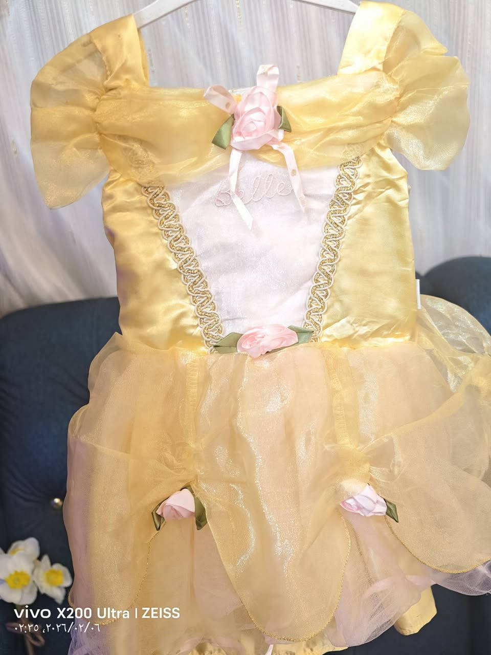 بدلة الاميرة بيل💛💛الاميرة والوحش
تلبس عمر 9~سنة 
ترهم للاعياد وجلسات التصوير 🩷💜
السعر 7 الاف فقط 
للاستفسار زورو الصفحة بدلات اميرات دزني


**إذا كنت صاحب هذا الإعلان وتريد حذفه لأي سبب، رجاءا أرسل رسالة إلى الدعم الفني**