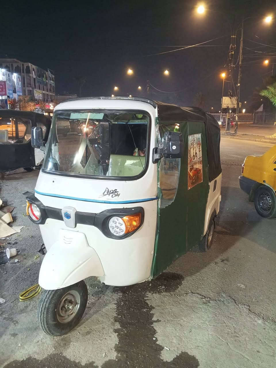 🚗تكتك بياجو  للبيع موديل 2018 نازلة ب2020🚗
اوراق كاملة شرط الترقيم 
محرك وكير وكشر خير من الله
 تخم تايرات جديد
جادر شركة اصلي جديد 
دوشمة كشنات  كوستر جديدة اصلية 
بردة صورة خلفية 
قمجي كلج قمجي كير قمجي بك جديدات 
مسجل سيارة اصلي اوكس راديو وسماعات 2 
اسبير واسبانة 
بردة مطرية جديدة 
نقصها جوزة شكل وتنفيس ابريكات بريكها مو شي 
تكتك كاملة مالعيشة بيها خبزة مرزوقه وبسعر مناسب 
 رايديها 2500 بمليونين ونص وبيها  مجال للشراي
وهاي كدامكم صورها 
تكتك نضيفة مرتبة مالعيشة بسعر ستوته 
 مكاني بغداد الغزالية شارع ضغط 🛺
متوفر واتساب راسلني  وبالخدمة 
***********
