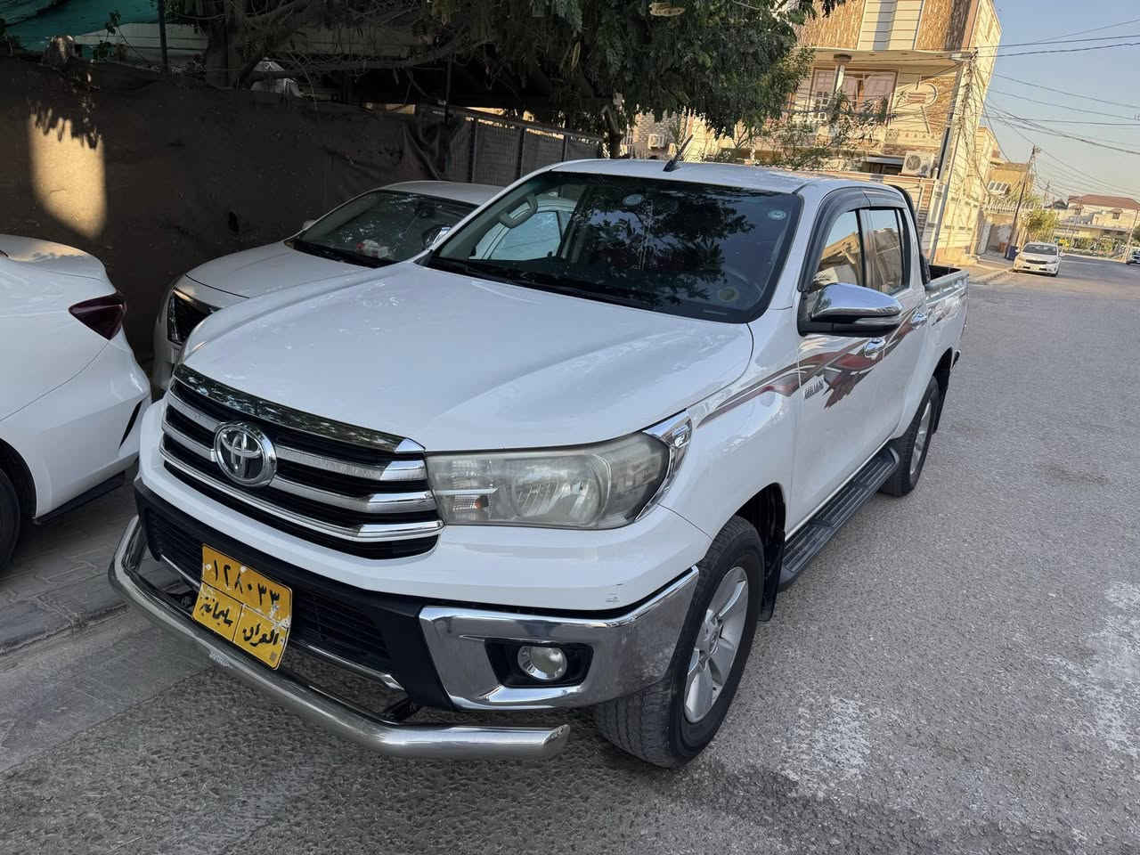 تويوتا هايلوكس 2016 كير اتوماتيك
رقم  شمالي  
تحويل مباشر  تبريد ثلج تخم 
تاير بيه بارد شبر  سونار عدي سعر 
240   بيع فقط   مكان السياره نجف 
 استفسار 
***********
