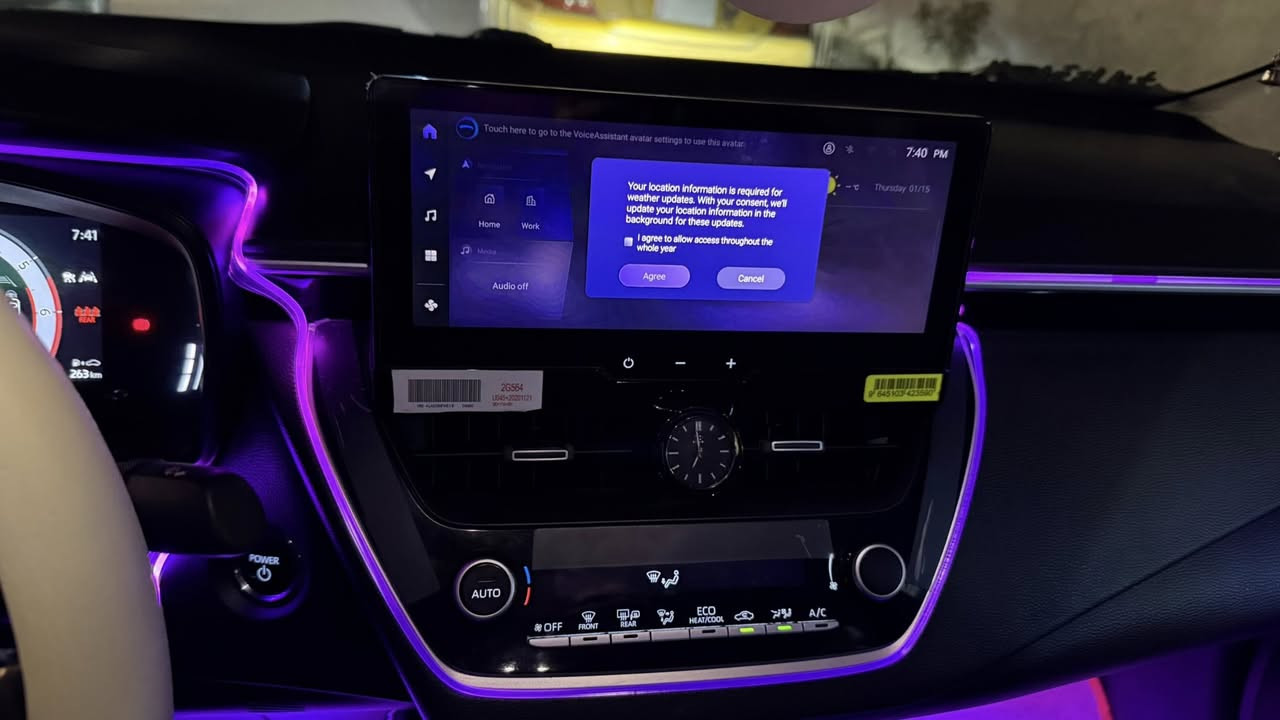 كورلا موديل 24 هايبرد فول 1/1 شكل الخليجي
كشنات جلد 
سلايد روف 
بصمه
تبريد شاشه
ويل كب 
محرك 1.800 
تحكم ستيرن 
و لد امامي و خلفي 
سياره كفاله عامه وجديده جدآ
مكاني بغداد حي الاعلام رقمي ***********
