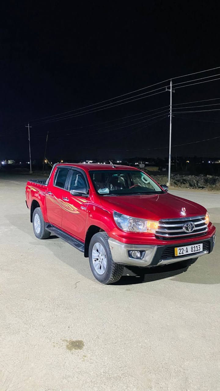 هايلوكس فور ويل موديل ١٨ كير اوتو كفاله عامه رقم اربيل دولي مميز ماشيه ٩٩كم كيرمحرك ابلاد مامفتوح بدون صبغ بدون تبديل مكانه بابل محرك 4سلندر بانزين ***********
