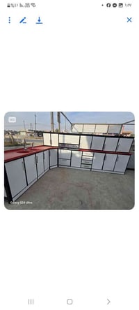 كاونتر المنيوم ثقيل • وجه كلو كرانيت • موصل الشلالات