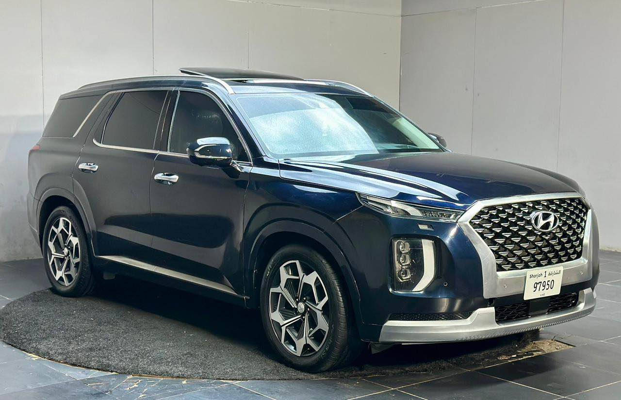For Sale: Hyundai Palisade Calligraphy 
Model 2022
      
                :: With Full Panorama ::

    :: 360 Camera + 5 camera ::

🚙 Engine & Performance
 • 3.8 L V-6 Direct Injection
 • DOHC with VVT (Variable Valve Timing)
 • 291 HP
      •     FWD 
      
📊 Mileage
 •  (≈42000Miles )

✨ Key Features
 • Blind-Spot Monitoring
 • Lane Assist (Lane-Keeping Assist)
 • Auto Park (Automatic Parking Assist)
       :     Push Start /Auto Park Auto Trunk
       :      Cool and heat Seats + Electric Seats 
 • Auto Stop/Start System
       :      360 Camera Total 5 Camera 
 • Reverse (Rear-View) Camera
 • Front & Rear Parking Sensors
 • Front & Rear Radar
 • Large Touchscreen Display (10.25″ HD infotainment)
 • Panoramic Sunroof (VIP double sunroof)
 • Power Liftgate (Auto Trunk)
 • Keyless Entry & Push-Button Start

💺 Interior & Comfort
 • Premium leather seats (heated & ventilated front/rear)
 • 12-speaker premium sound system
 • Integrated navigation & Apple CarPlay/Android Auto

💰 Asking Price
59500

📱 Contact
+971 557382862 (Call/WhatsApp)

⸻ الشارقة, الإمارات العربية المتحدة


**إذا كنت صاحب هذا الإعلان وتريد حذفه لأي سبب، رجاءا أرسل رسالة إلى الدعم الفني**