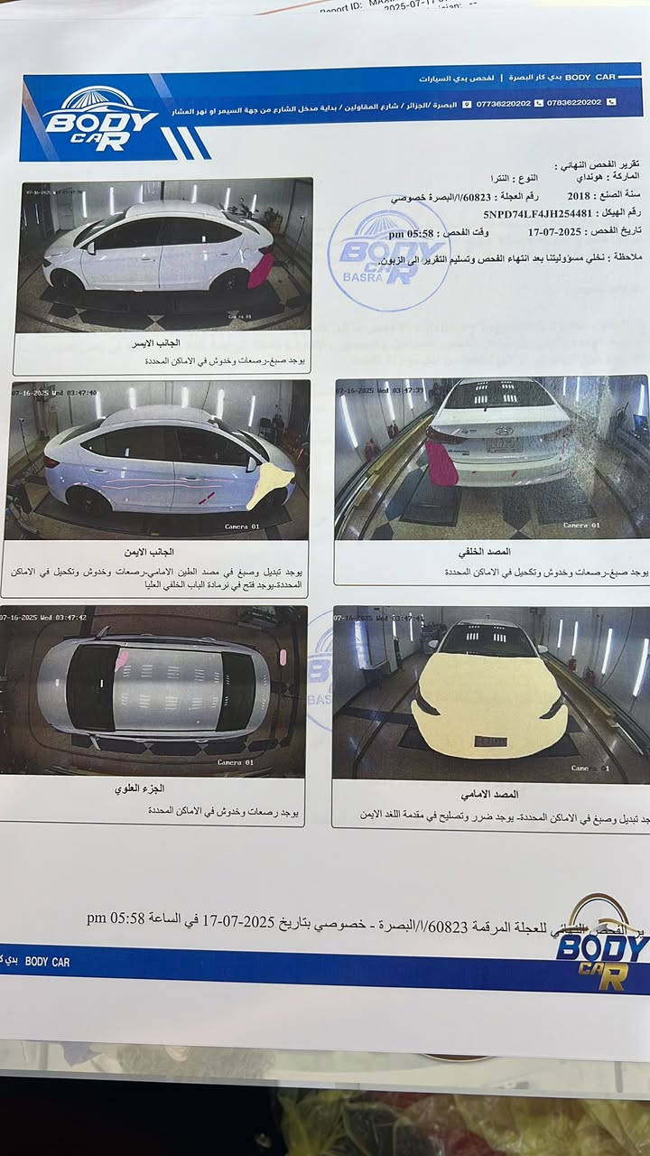 سلام عليكم النتره وارد امريكي 2018 حادث مدكر وبنيد بدون دواخل السعر 122 العوان البصره ***********
