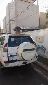 برادو ٢٠٠٨ حادث من الامام محدثه ٢٠١٧ سياره حلوه مكينه بيها بخاز خفيف ع...