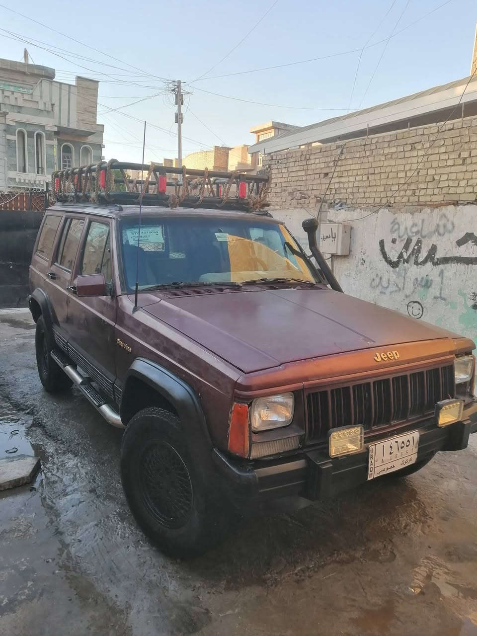 السلام عليكم جيب شيروكي مديل 1991 رقم كركوك مشروع وطني تحويل ثني يوم مكين VVT حداديه ٧٠ بل ميه تخم تاير جديد مكينه كير اكسل مكفولات وين متريد اطلع بيهه تدفئه شغاله تبريد عوزه منضومه سعر 28
 مكاني بغداد جميله *********** بي وتساب

