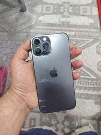 آيفون 13 بروماكس ٢٥٦ • اسود • ضهر مكسور