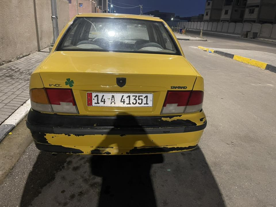 السلام عليكم سمند موديل 11 مصفره هيئه وغرامات سنويه ل 30 سياره حداده جديد تخم تاير صينيه وعينه جديد تبريد ثلج سياره جاهزه من كلشي مابيها نقص برغي عنواني البصره كزيزه رقم تلفوني *********** السعر 33 وبيها مجال
