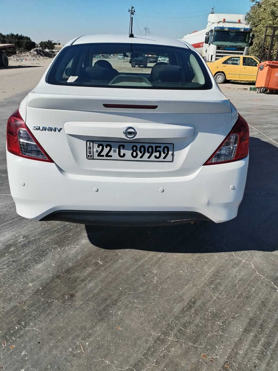 نيسان سني مصري 2023
كفاله عامه فقط الدعاميه الأمامية مبدله
الباقي كفاله اربع جام كهرباء قطعتين تبريد شاشة كامره وتحكم ستيرن حساسات خلفيه ويل كب السيارة جديده وحلوه مكينه حداديه جديده
العنوان نجف الاشرف 
السعر 117 وبيها مجال
الرقم
***********
