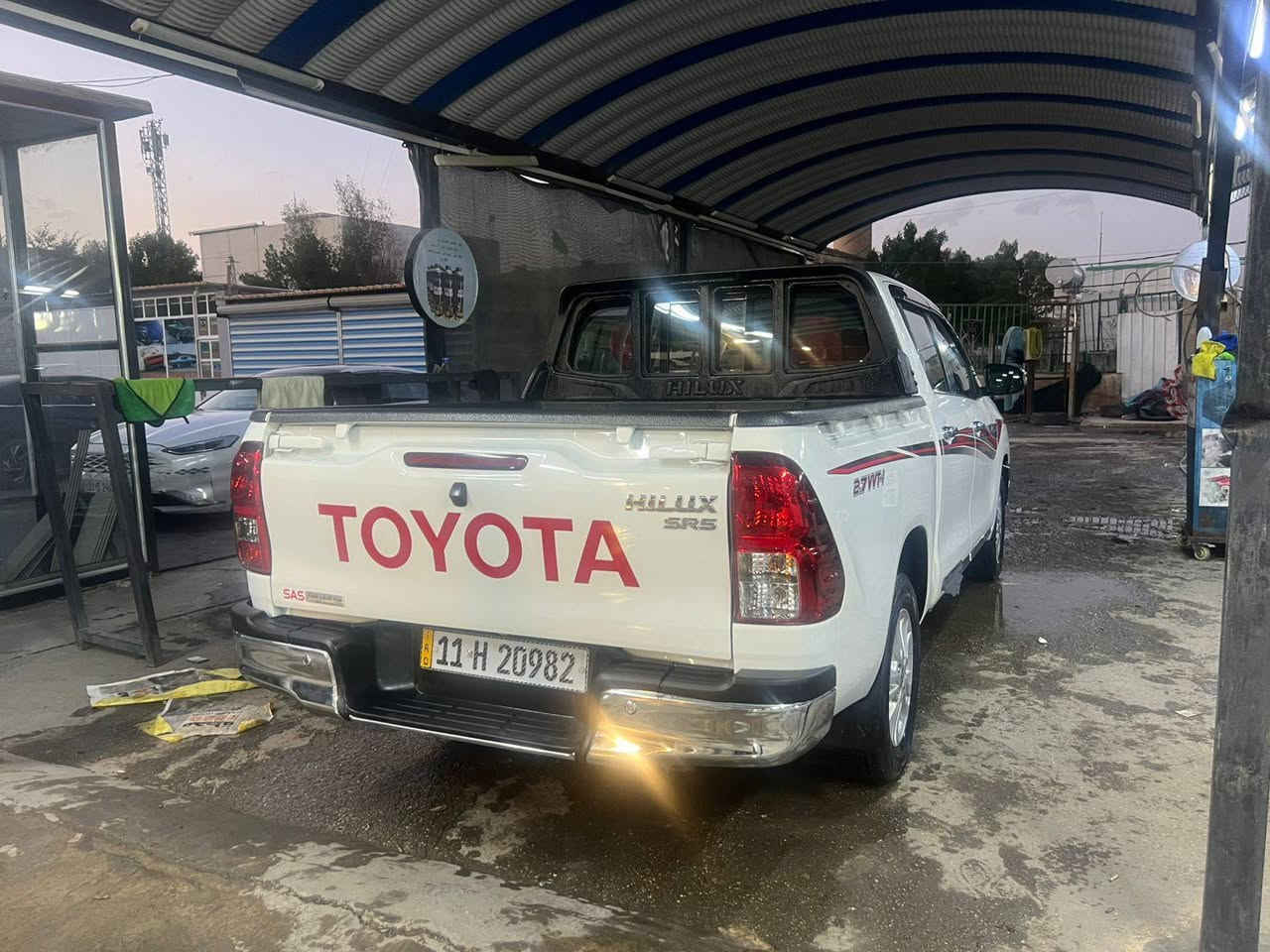 السلام عليكم (كفالة عامة )تويوتا هايلوكس موديل 2025 ضمان شركة ساس SAS رقم بغداد ماشيه ٢٥الف العنوان بغداد الحارثية  
***********  رقم المالك
