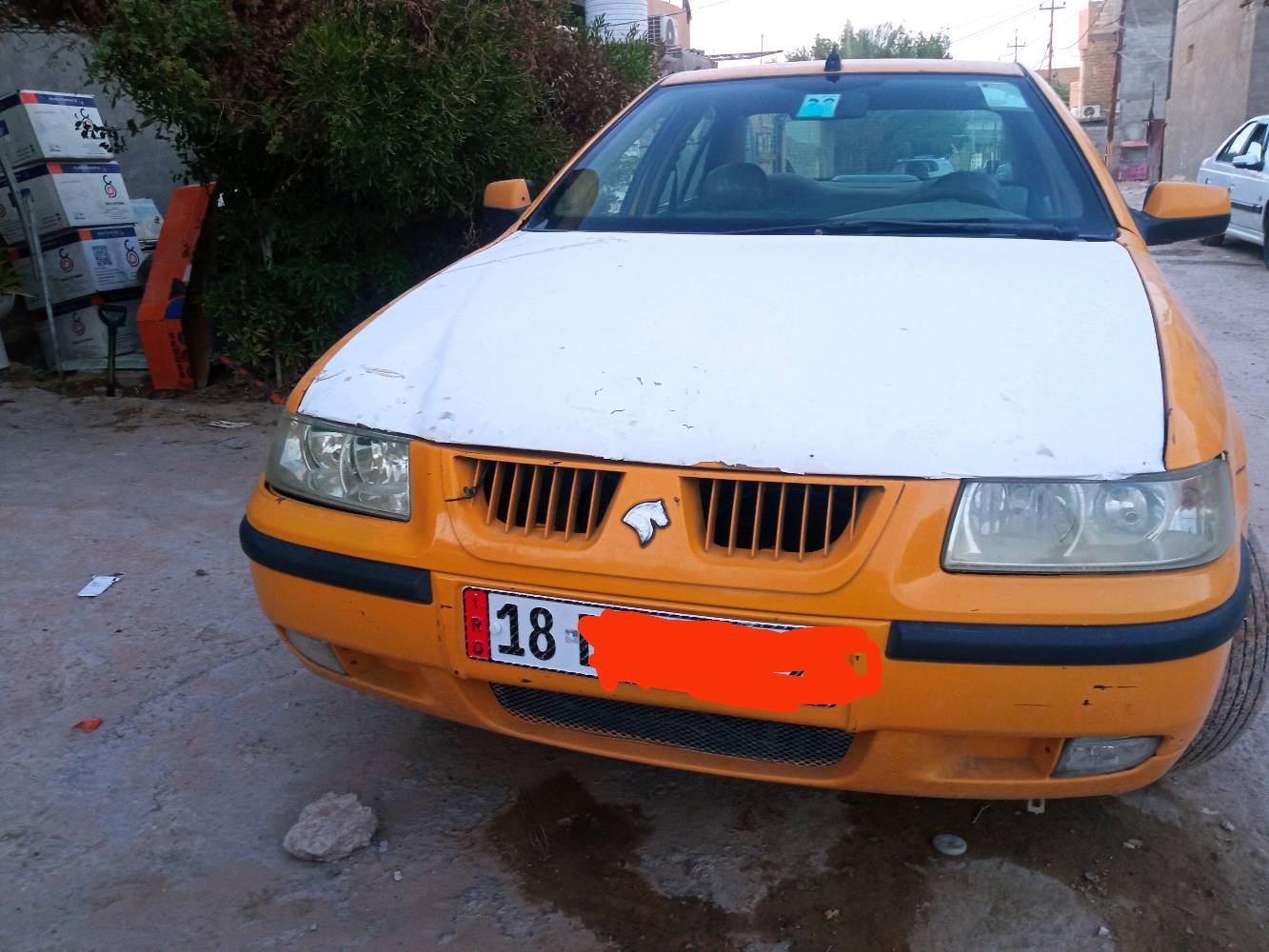 سمند ٢٠١١السياره معمره وبيه مكينه يساكو كارتون صارله ١٥يوم من شديده صدر جديد مشط جديد رقم انكاليزي بابل بسمي عنوان ((كربلاء ))