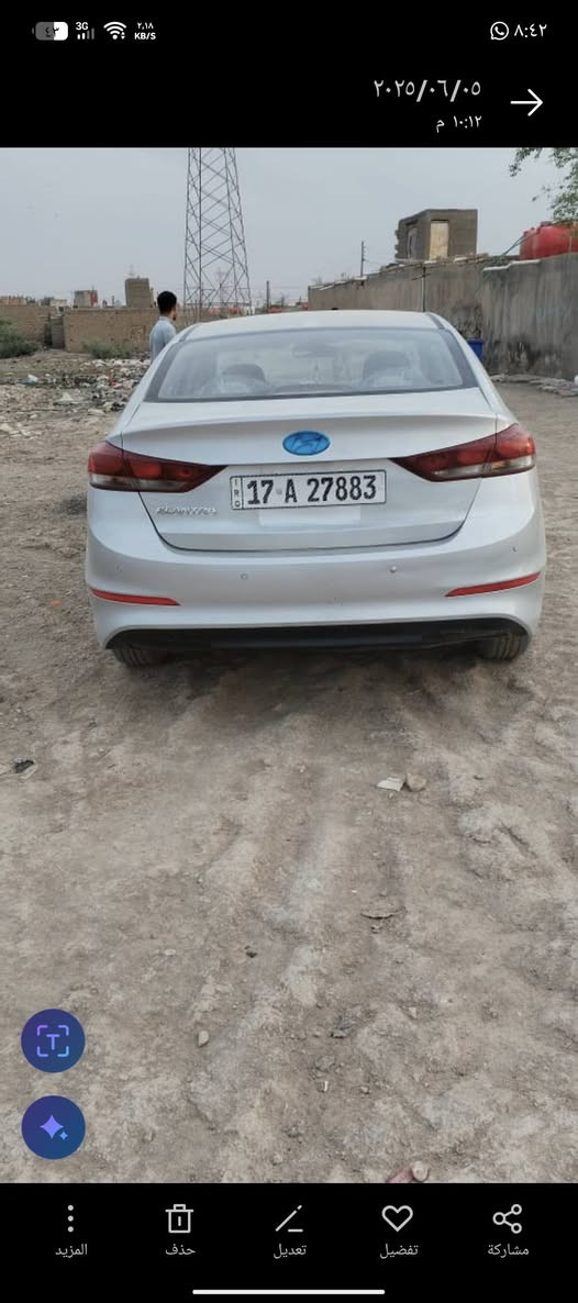 سلام عليكم
النترا خليجي م 2017 بيه قطعتين تبديل

وثنين صبغ مكينه كير كفاله ما مفتوح
السعر 118 

مكاني الديوانيه الحمزه الشرقي

***********
