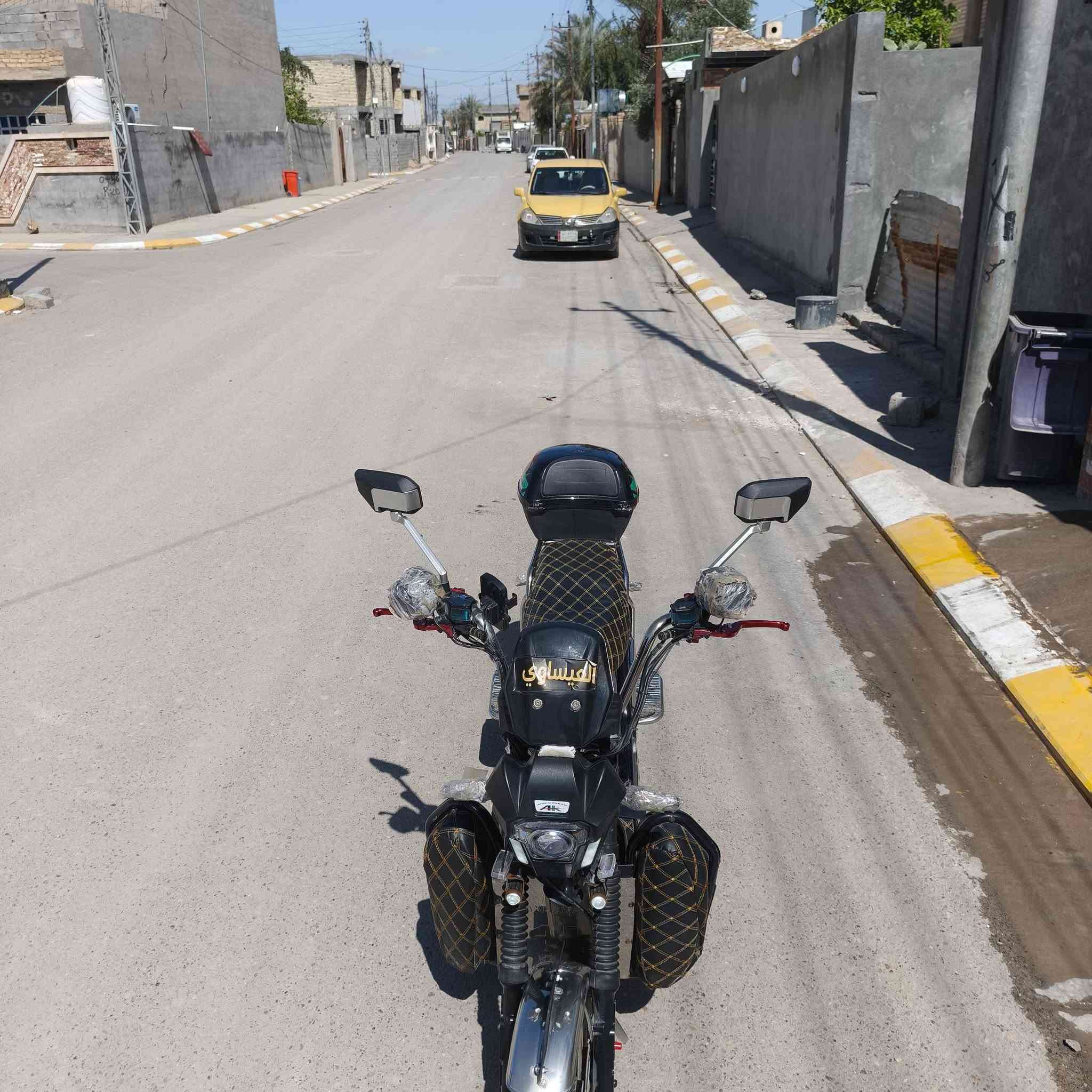 سلام عليكم 
. دراجة شحن جبلي نوع الأخوين 
دراجة نضيفة كدام عينك
. بطاريات عل فحص إنتاج 2026
. إم بي ثري 
مثبت سرعة 
. لايت عالي ناصي 
قفل سكان
بصمة إصبع تشغيل عن بعد 
دبل اشارة
مكاني الفلوجة
الشراي يجي خاص 
موشراي لاتعبني 
..


**إذا كنت صاحب هذا الإعلان وتريد حذفه لأي سبب، رجاءا أرسل رسالة إلى الدعم الفني**