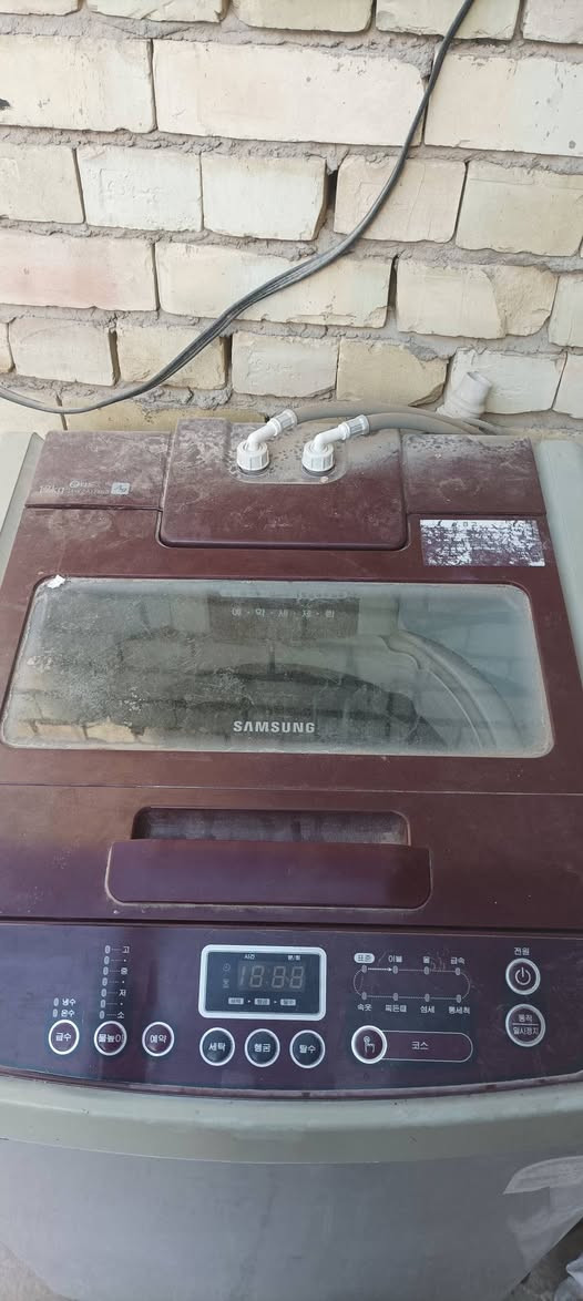 سلام عليكم
عدي هاي الغساله للبيع اوتماتيك غسل وتنشيف 12كيلو 
من شركة سامسونك نظيفه شرط الفحص السعر المطلوب150الف مكاني كربلاء للستفسار***********
