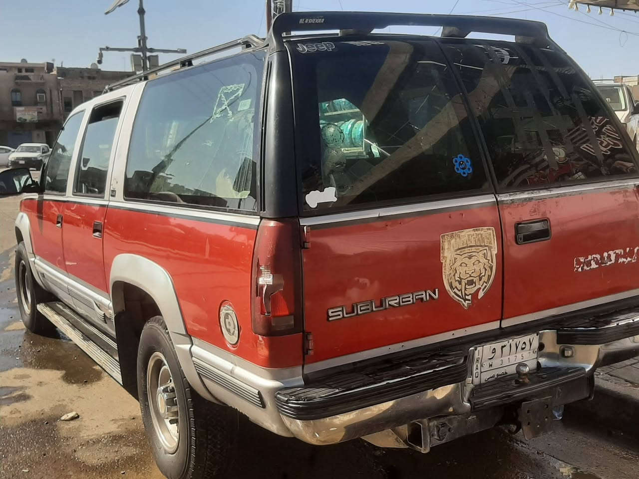 السلام عليكم جمسي للبيع موديل 93 ثمانيه برغي فحل محرك 454 كير 1000 سنويه باسمي رقم بغداد مشروع وطني سعر 40 ورقه وبيها مجال رقم الهاتف***********
