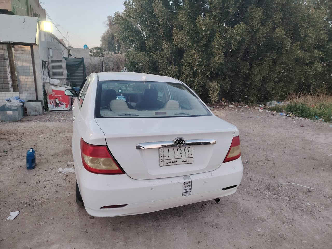 بي واي دي F3  ٢٠١٣  سيارة كير و محرك  وتبريد وصدر خير من الله رقم واسط مشروع وطني باسمي اكو بيها تلحيظات بسيطة السعر ٥٥ وبيها مجال شي قليل
***********
