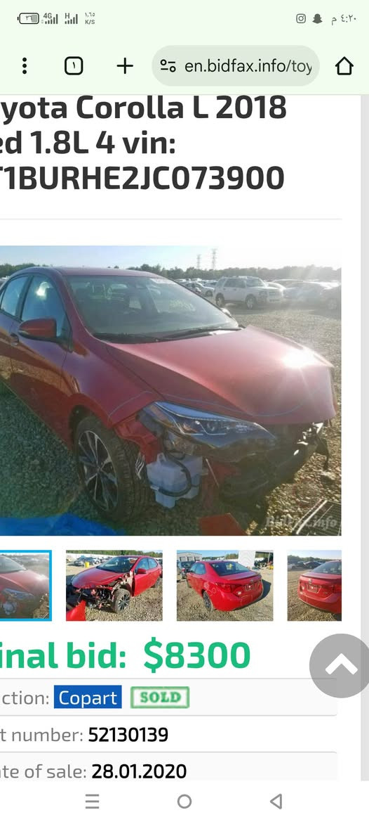 السلام عليكم كورلا 2018فول امفوله أسعر 160 الشراي يتصل ***********
