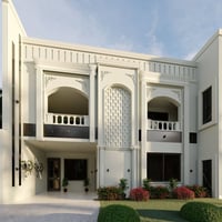 واجهة منزل 12 متر في حي اور من تصميمي  المهندس عمر العاني  لطلب التصام...