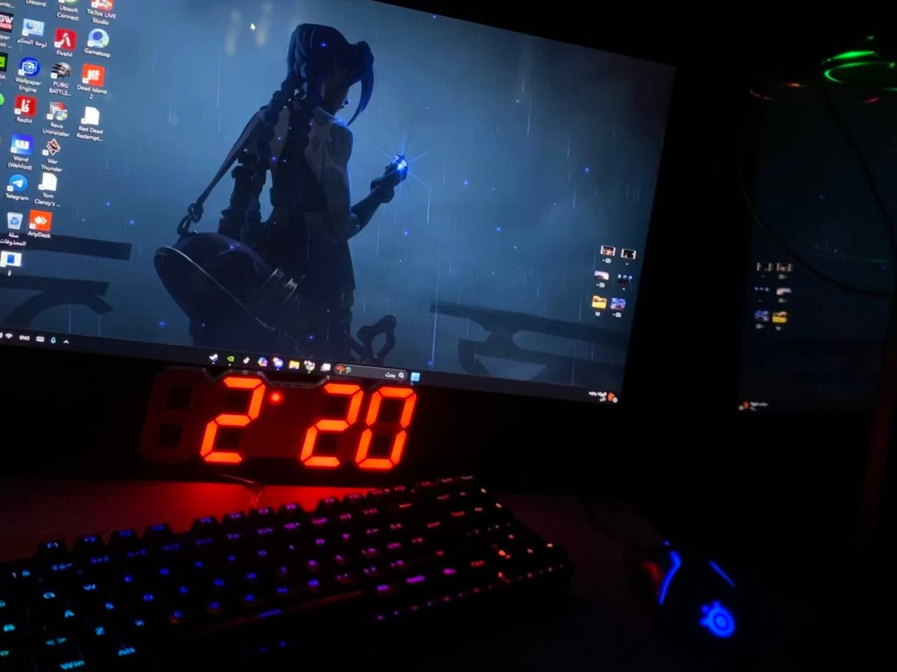 مواصفات الحاسبه
‏
‏كرت الشاشه 
‏
‏Nvidia geforce  GTX 1050 4GB
‏+
‏   GTX 1660  6GB
‏
‏المعالج 
‏
‏Core i5 8400
‏
‏الهارد 
‏
‏1T ssd 
‏1T HDD
‏
‏الرامات
‏
‏ 16 Rma
‏
‏المذربورد 
‏
‏Bord B360M gigabyte 
‏
‏باور سبلاي 
‏
‏PSU corsair vs650
‏
‏الشاشه 
‏
‏27 Fhd      
‏H                165 hz
‏
‏
‏مايك احترافي + ماوس كيمنك + سماعة احترافية 
‏
‏+ ميز كامل + يوبي إس جديد + ماوس باد 

السعر كامل ٧٠٠ 

للتواصل واتساب فقط

***********
