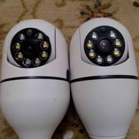 كاميرات مراقبه زوج شغالات وحده بيها باركوت وحده مابيها السعر 15 بيهن م...