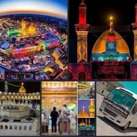 كربلاء النجف الكوفة • كوستر حديث • الخميس ٩م