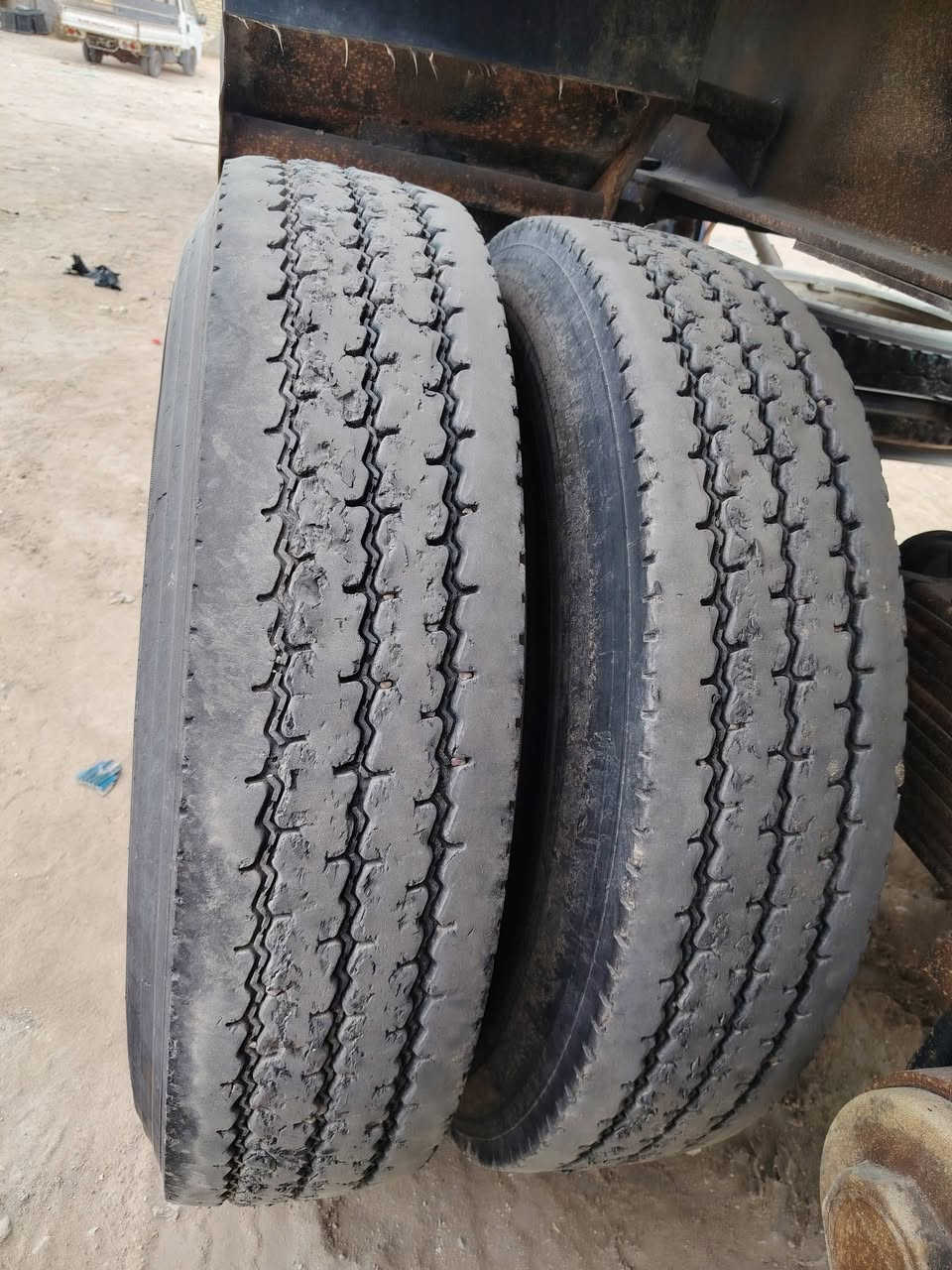 السلام عليكم تايرات 24 للبيع + ويل سعر الزوج اربع أوراق ونص $ المكان الحيدريه خان النص الاستفسار ***********
