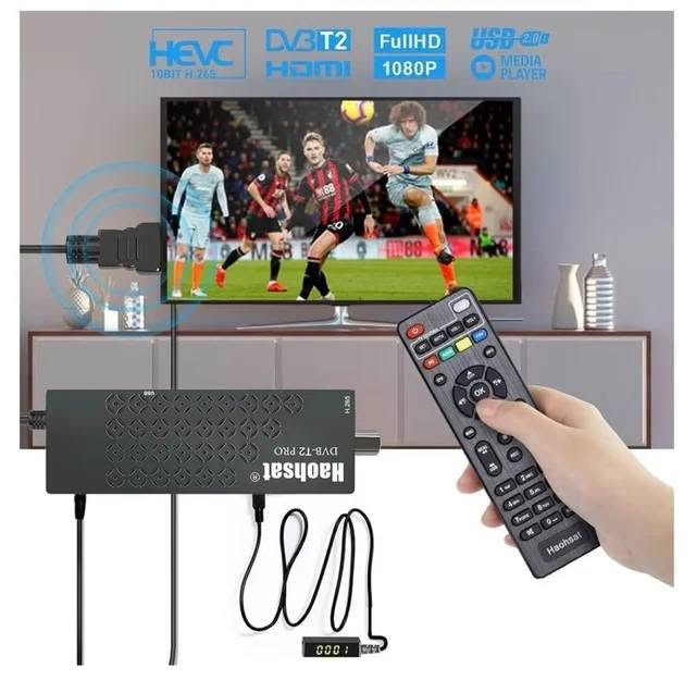 هذا الجهاز هو Haohsat T2 Pro، وهو مستقبل رقمي أرضي يعمل بنظام DVB-T2.يدعم الجهاز تقنية ضغط الفيديو الحديثة H.265 HEVC 10bit، بالإضافة إلى دقة 4K HDR لتجربة عرض عالية الجودة.يأتي بتصميم USB TV Stick صغير الحجم، ويتضمن ميزات مثل الاتصال بالواي فاي WiFi وإمكانية تسجيل البرامج.


**إذا كنت صاحب هذا الإعلان وتريد حذفه لأي سبب، رجاءا أرسل رسالة إلى الدعم الفني**