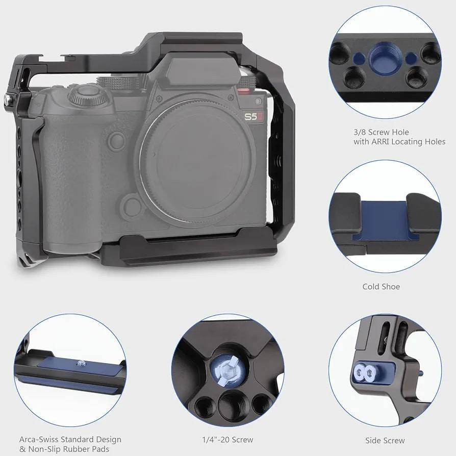 📸 LEFTFOTO Camera Cage for Panasonic LUMIX S5 II / S5 IIX 🖤✨

كيج احترافي مصنوع خصيصاً لكاميرات Panasonic LUMIX S5 II / S5 IIX حتى يمنحك حماية أقوى ومرونة أكبر أثناء التصوير السينمائي 🎬🔥

مصنوع من Aluminum Alloy بخامات عالية الجودة تجمع بين الصلابة والخفة، ليعطي ثبات ممتاز بدون ما يضيف وزن مزعج على الكاميرا ⚙️✨

يحتوي على فتحات تثبيت متعددة للإكسسوارات مثل المايكات، الشاشات، الإضاءات، والهاندلات حتى تجهز Setup احترافي يناسب تصويرك 📡🎥

تصميمه دقيق ومخصص بالكامل للـ S5 II / S5 IIX مع وصول سهل للأزرار والمنافذ بدون أي إعاقة أثناء الاستخدام 🖤⚡

 LEFTFOTO Camera Cage…✨️ حماية احترافية ولمسة سينمائية ترفع مستوى أي Setup تصوير. 📸🔥


**إذا كنت صاحب هذا الإعلان وتريد حذفه لأي سبب، رجاءا أرسل رسالة إلى الدعم الفني**