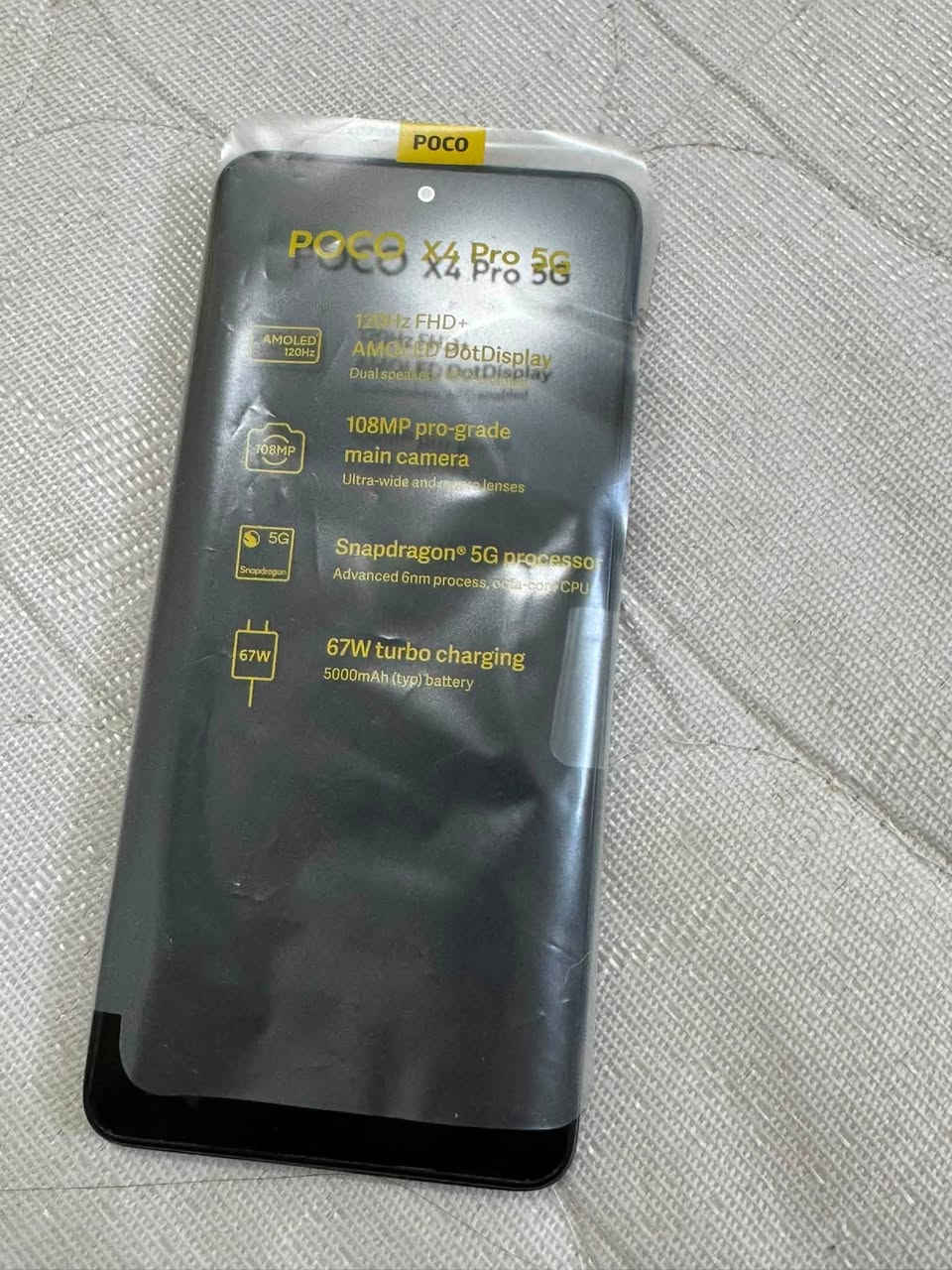 السلام عليكم 
بوكو x4 5g pro
الجهاز جدا نضيف استعماله كلش قليل مستلزماته كله موجوده والجهاز مابي اي شخط وجدا نضيف الي عنده خاطر يجي خاص 🤍


**إذا كنت صاحب هذا الإعلان وتريد حذفه لأي سبب، رجاءا أرسل رسالة إلى الدعم الفني**